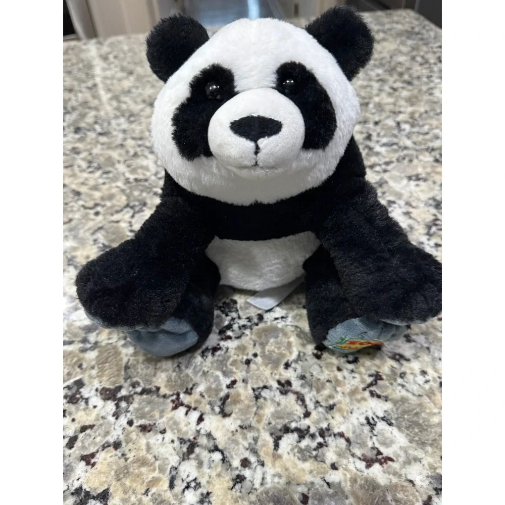 Fiesta Zoo Atlanta Panda Plush 9in Sitting Bean Bag Stuffed Animal L68584